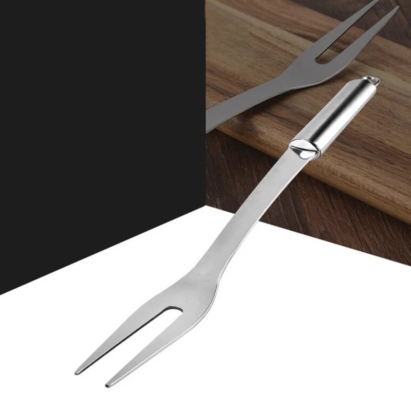 Fork Forks Meat Steel Stainless Bbq Serving Grill Roasting Grilling Barbecue Carving Cooking Fruit Clamp Sticks Steak Picnic