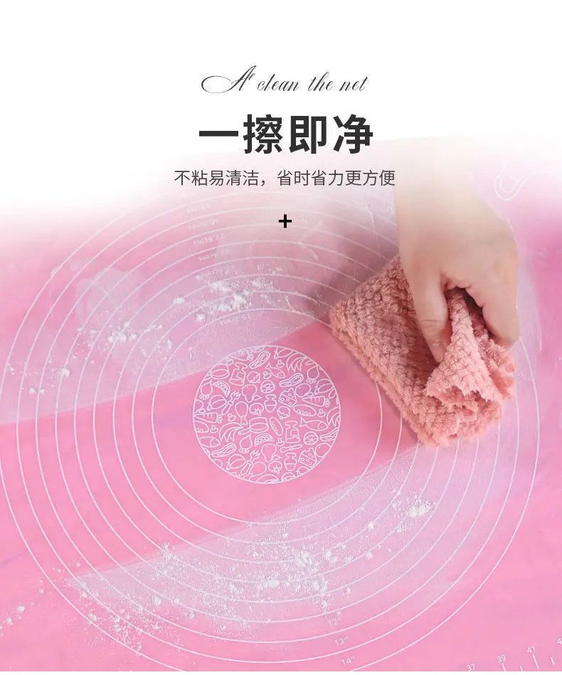 Silicone Baking Mat Pizza Dough Maker Pastry Kitchen Gadgets Cooking Tools Utensils Bakeware Kneading Accessories Lot