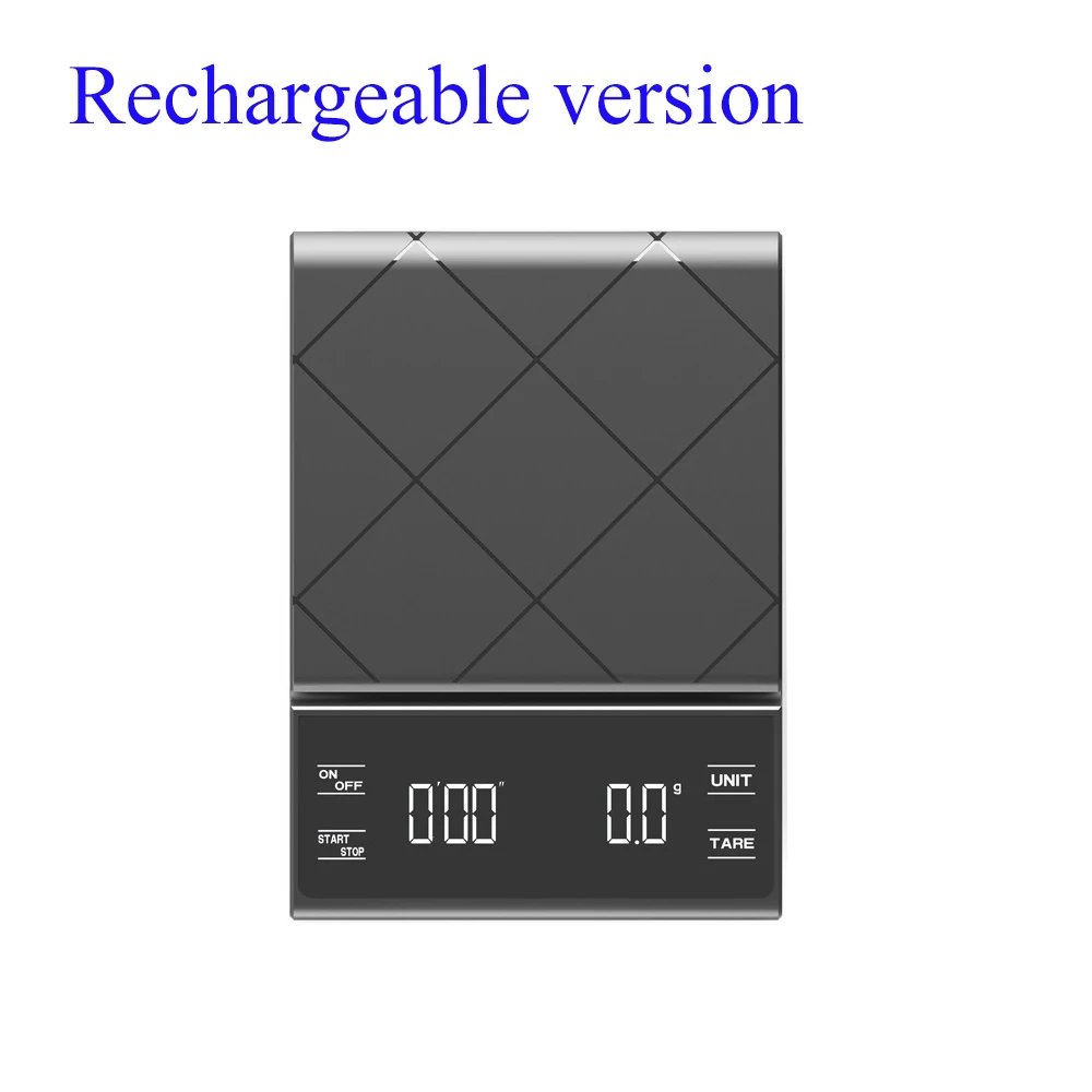3kg/0.1g Digital Kitchen Weight Grams Electronic Balance High Precision Coffee Scale Portable With Timer Food Espresso