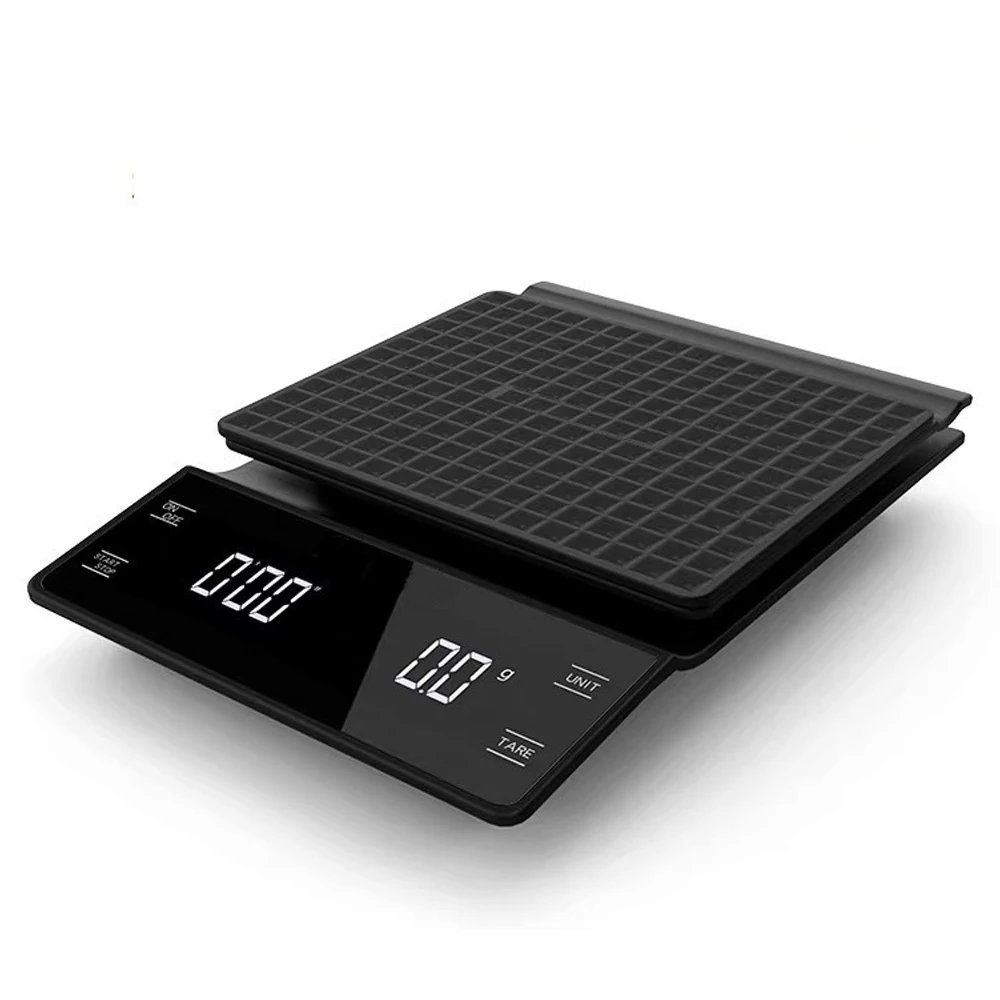 3kg/0.1g Digital Kitchen Weight Grams Electronic Balance High Precision Coffee Scale Portable With Timer Food Espresso