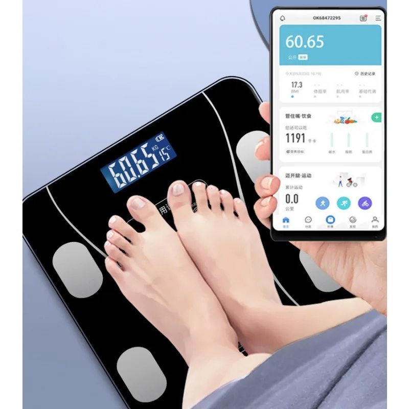 Body Fat Scale Body Scales Smart Wireless Digital Bathroom Weight Scale Body Composition Analyzer Weighing Scale