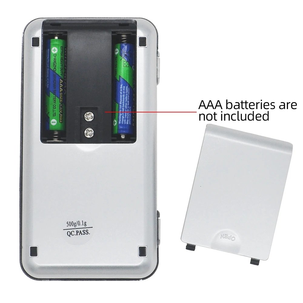 Jewelry Scales Weight Diamond Balance Kitchen Weighing Digital Pocket Mini Scale Bathroom 100g/200g/300g/500g/1000g 0.01g 0.1g