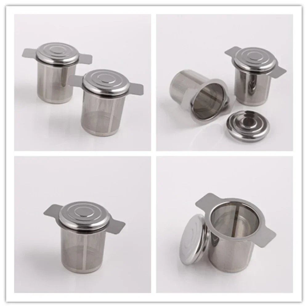 Tea Infuser Teapot Tray Spice Tea Strainer Stainless Steel Coffee Filter Teaware Accessories Kitchen Tools Infusers Tea Leak