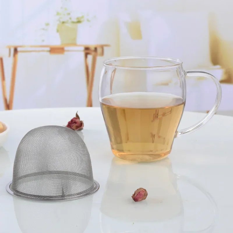Tea Infuser Teapot Tray Spice Tea Strainer Stainless Steel Coffee Filter Teaware Accessories Kitchen Tools Infusers Tea Leak