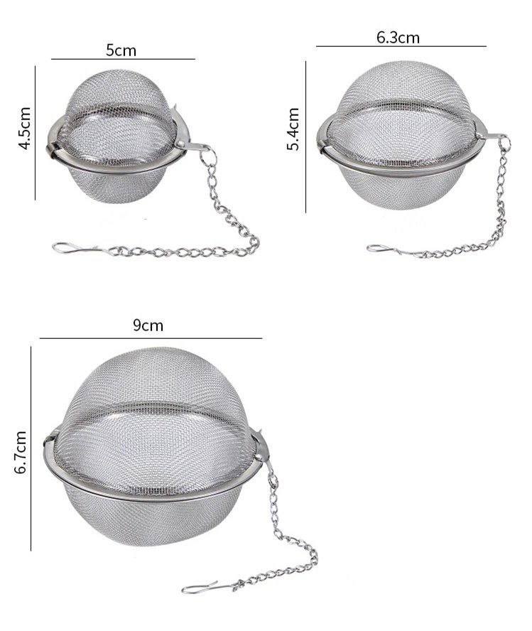 Creative Stainless Steel Tea Infuser Ball Sphere Teaware Cha Strainers Spice Diffuser Coffee Filter Sieve Kitchen Utensils
