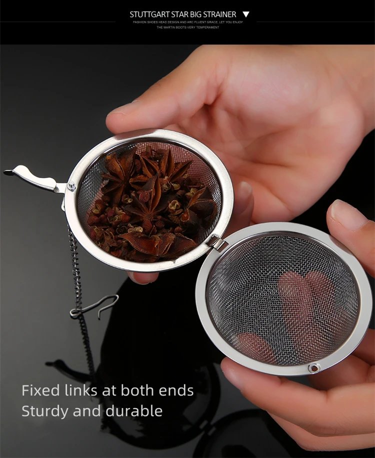 Creative Stainless Steel Tea Infuser Ball Sphere Teaware Cha Strainers Spice Diffuser Coffee Filter Sieve Kitchen Utensils