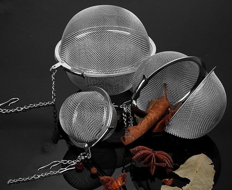 Creative Stainless Steel Tea Infuser Ball Sphere Teaware Cha Strainers Spice Diffuser Coffee Filter Sieve Kitchen Utensils