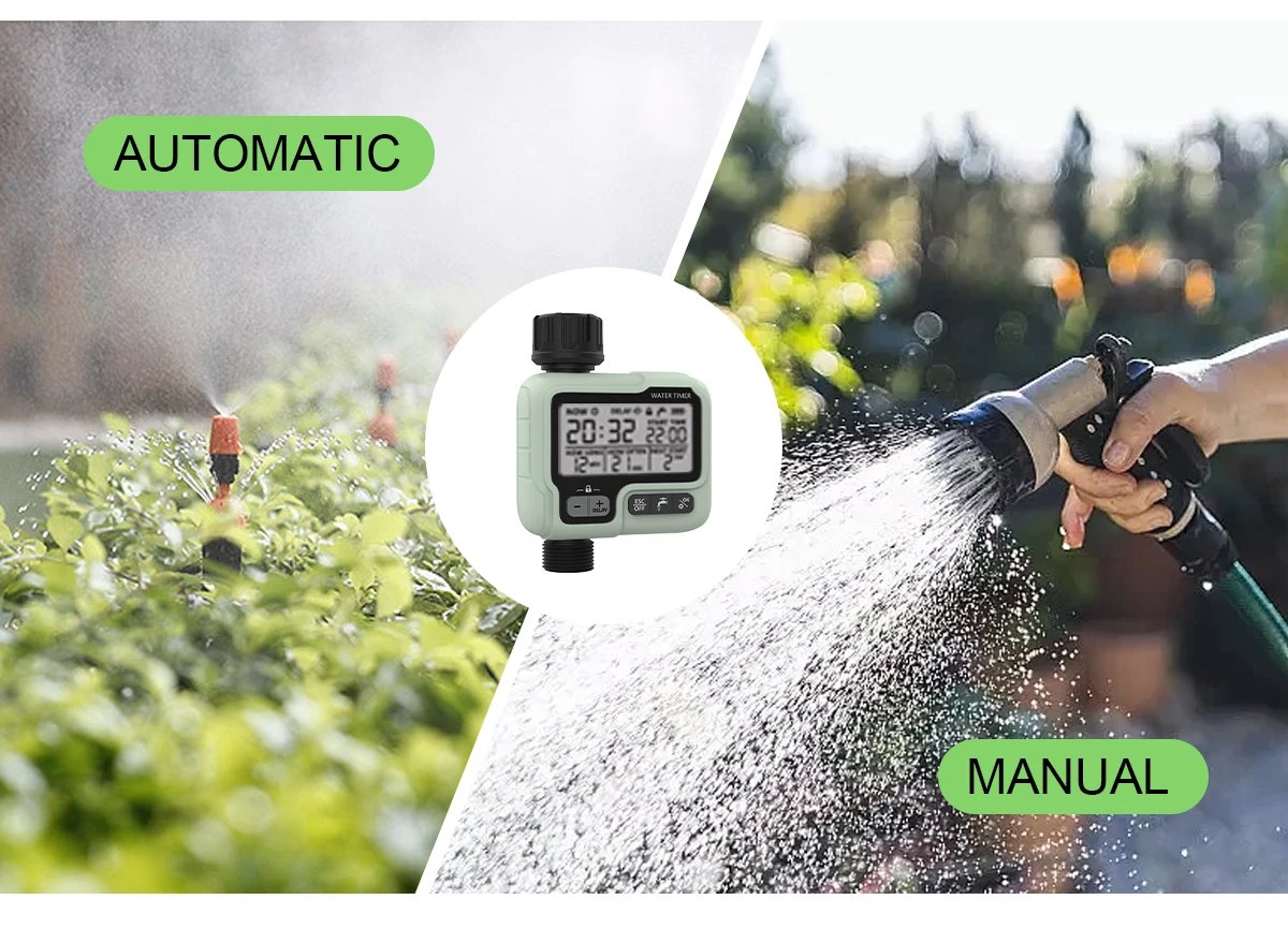 Reswat HCT-322 Automatic Water Timer Garden Digital Irrigation Machine Intelligent Sprinkler Used Outdoor to Save Water&Time