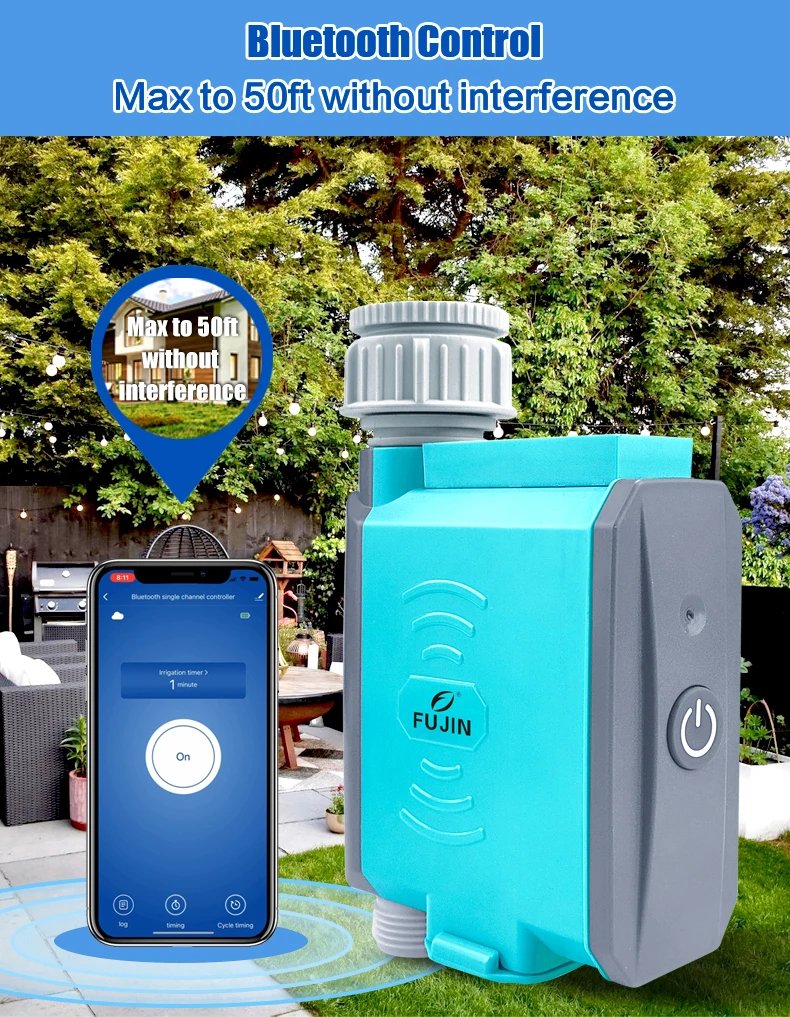 FUJIN Irrigation Bluetooth WiFi gateway flower watering controller timing watering artifact automatic smartphone remote timer