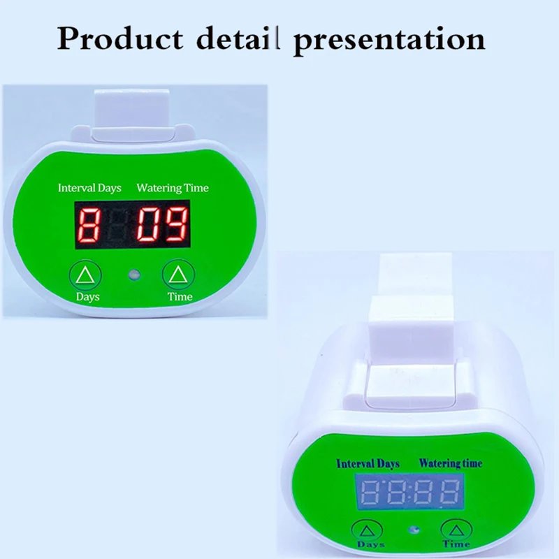 An intelligent timed automatic flower waterer, potted lazy watering, drip water seepage water applicator, gardening green plant