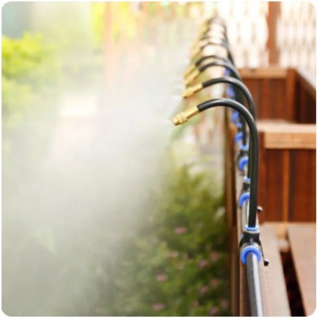 5-20M Universal Automatic Irrigation Sprinkler Kit Rotating Copper Nozzle Garden Balcony Atomization Sprinkler Watering Kits