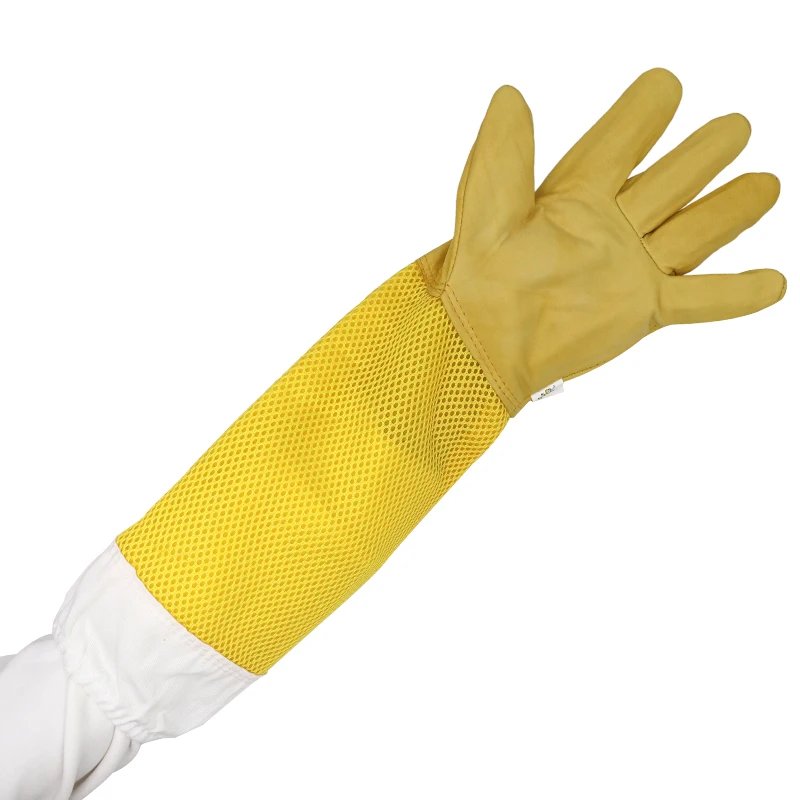 Beekeeper Gloves Protective Sleeves Ventilated Professional Anti Bee for Apiculture Beekeeper Prevent Beehive tools Beekeeper Gloves Protective Sleeves Ventilated Professional Anti Bee for Apiculture Beekeeper Prevent Beehive tools