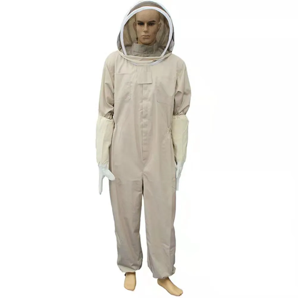 Professional Protective Clothing Beekeeping Protective Equipment Apicultura Clothes Beekeeper Costume Veil Hood Hat Anti-Bee Professional Protective Clothing Beekeeping Protective Equipment Apicultura Clothes Beekeeper Costume Veil Hood Hat Anti-Bee