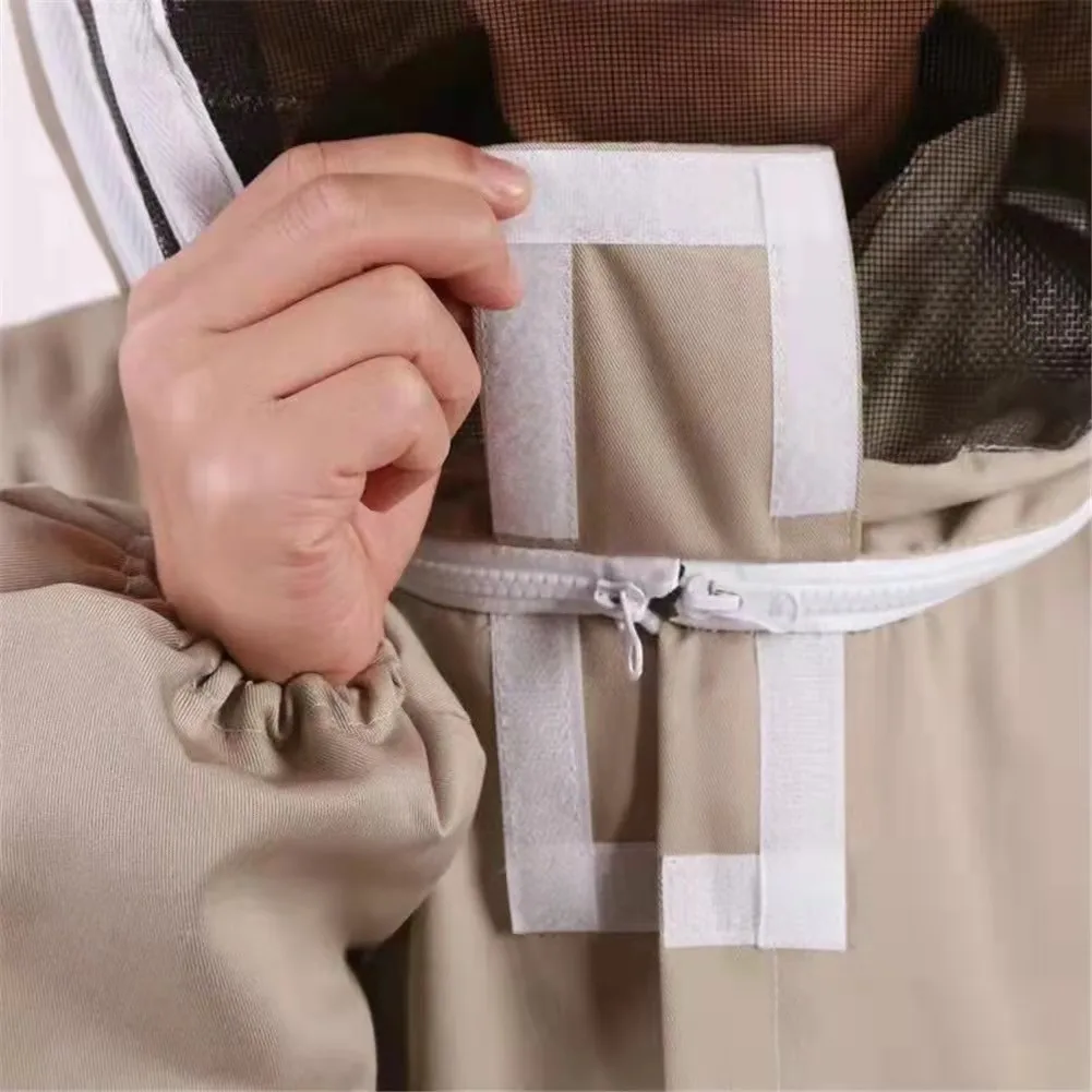 Professional Protective Clothing Beekeeping Protective Equipment Apicultura Clothes Beekeeper Costume Veil Hood Hat Anti-Bee Professional Protective Clothing Beekeeping Protective Equipment Apicultura Clothes Beekeeper Costume Veil Hood Hat Anti-Bee
