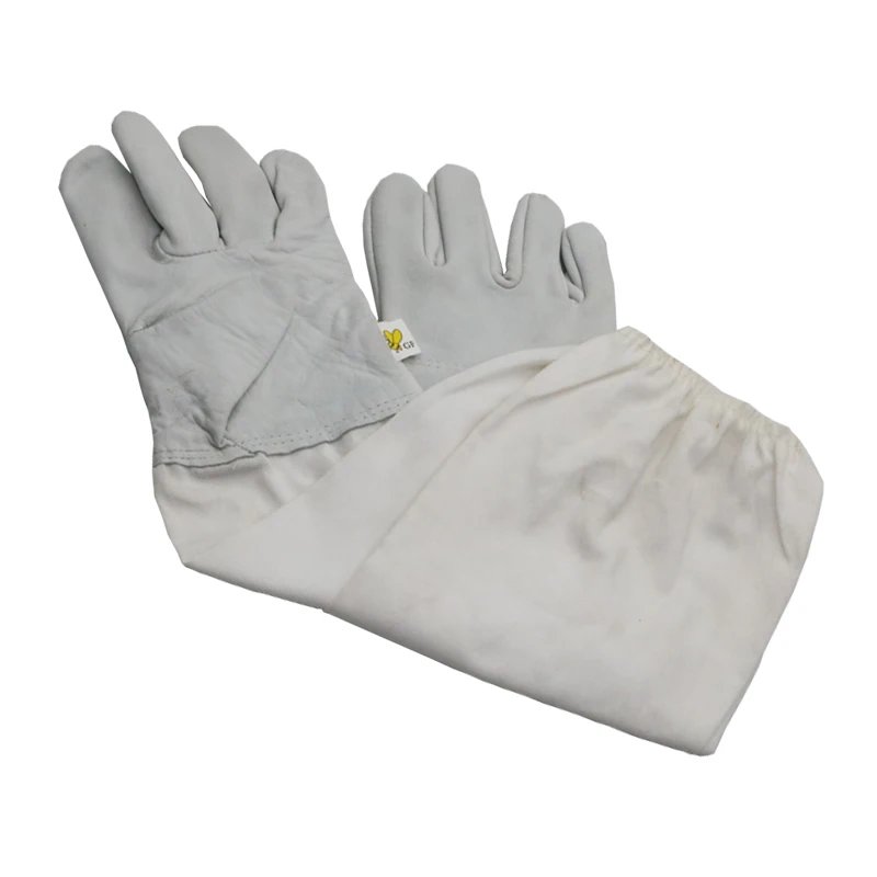 Beekeeping gloves Sheepskin Gloves Anti-bee Anti-sting for Professional Apiculture Beekeeper Bee Keeping Tools 1 Pair