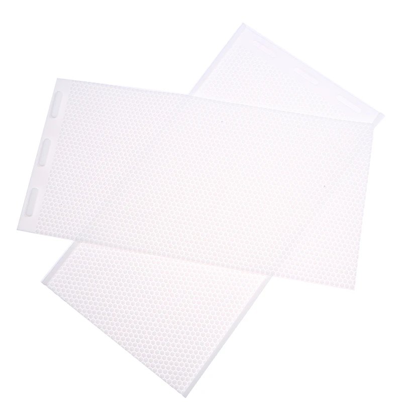 Beekeeper Silicone Beeswax Mold Foundation Bee Hive Basis Press Sheet Mould Beeswax Press Sheet Mould Beekeeping Tools 2 Pcs/set