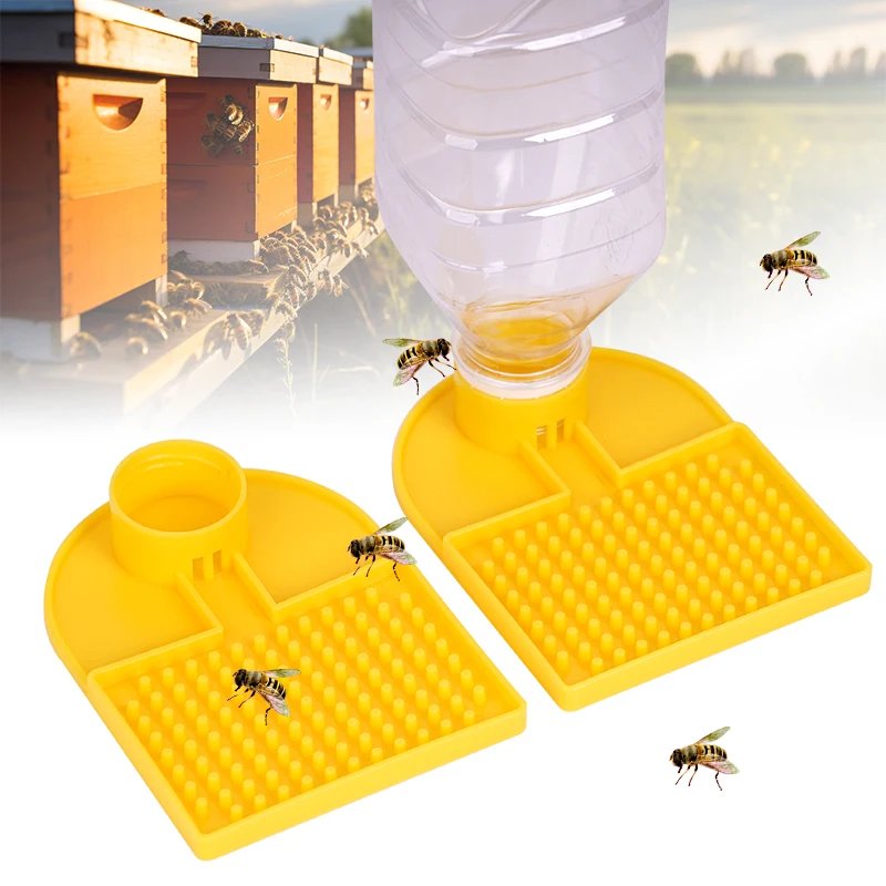 Bees Water Feeder New Design Entrance In Beehive Feeding Internal Mineral Bottle Adaptor Anti Drowning Beekeeping Supplies