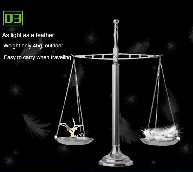 Outdoor Gas Stove Camping Burner Portable Mini Folding Stove Gas Heater Survival Furnace Foldable Furance Head for Picnic Cooker