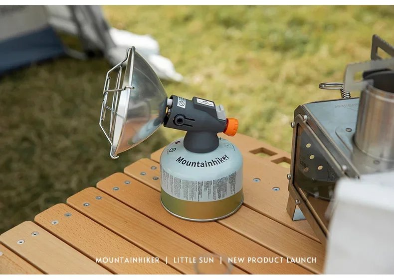 MOUNTAINHIKER Portable Mini Sun Gas Heating Stove Solar Heater Outdoor Camping Heater Oven Mini Gas Small Sun Warmer Butane