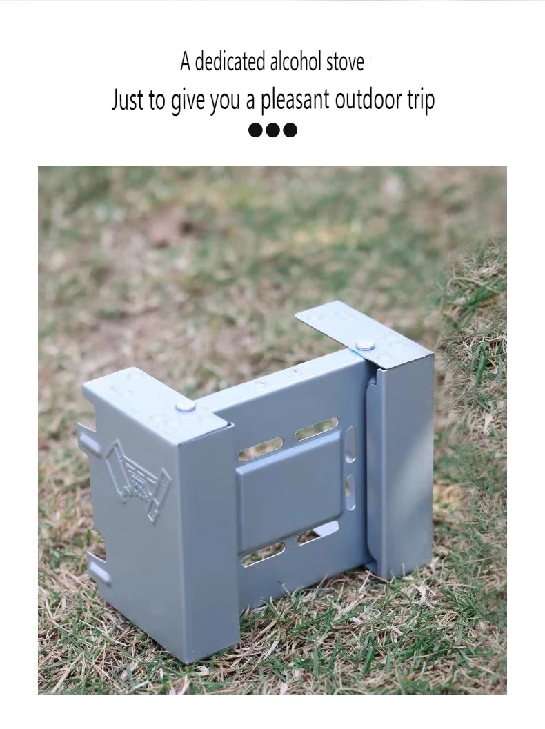 Alcohol Stove Esbit Cooker Folding Bags Alcohol Burner Storage Oven for Outdoor Camping Hiking with Picnic