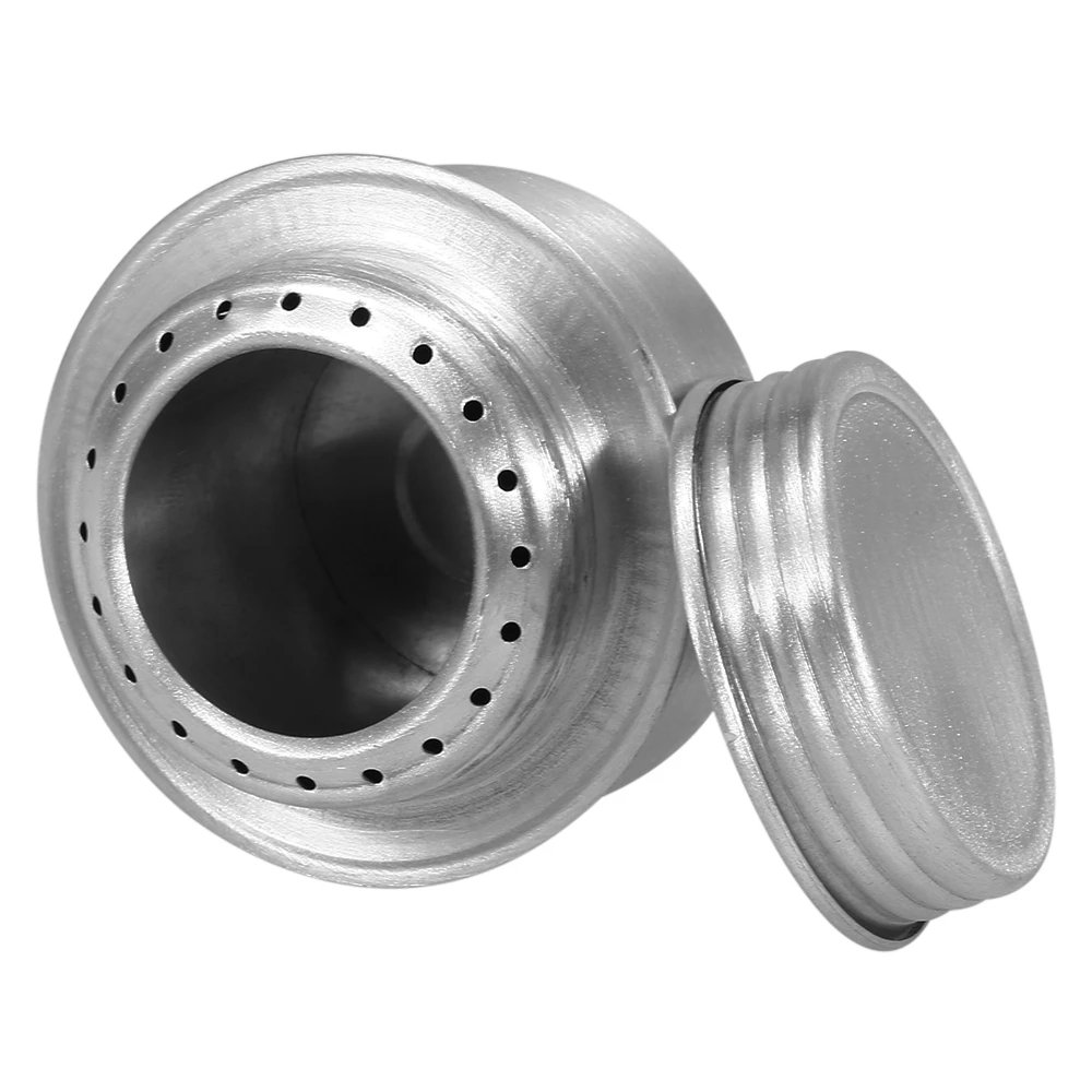 LIXADA Mini Aluminum Alloy Alcohol Stove with Lid and Cross Stand Outdoor Portable Camping Hiking Backpacking Outdoor Furnace