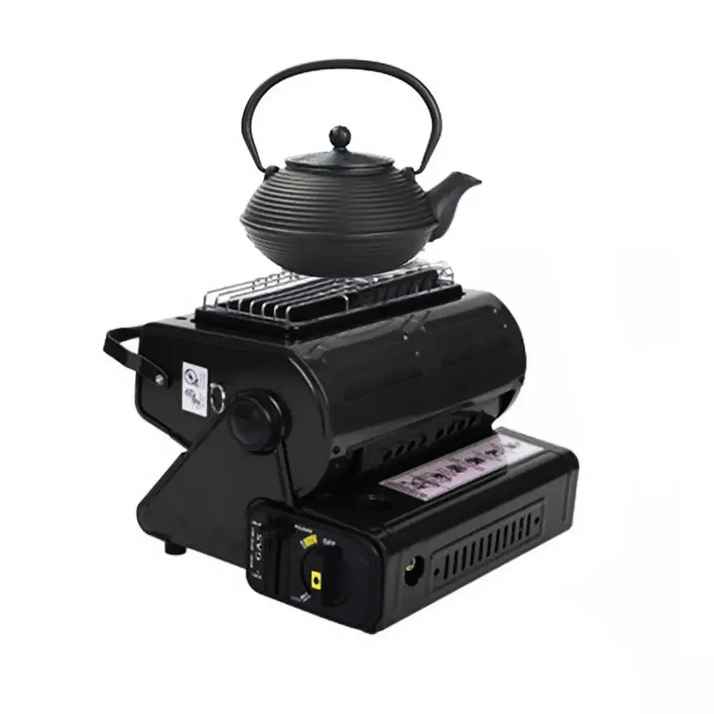 Camping Wind Proof Gas Burner Outdoor Heating Stove Gas Stove Portable Propane Heater Strong Fire Stove Heater Picnic Tourist