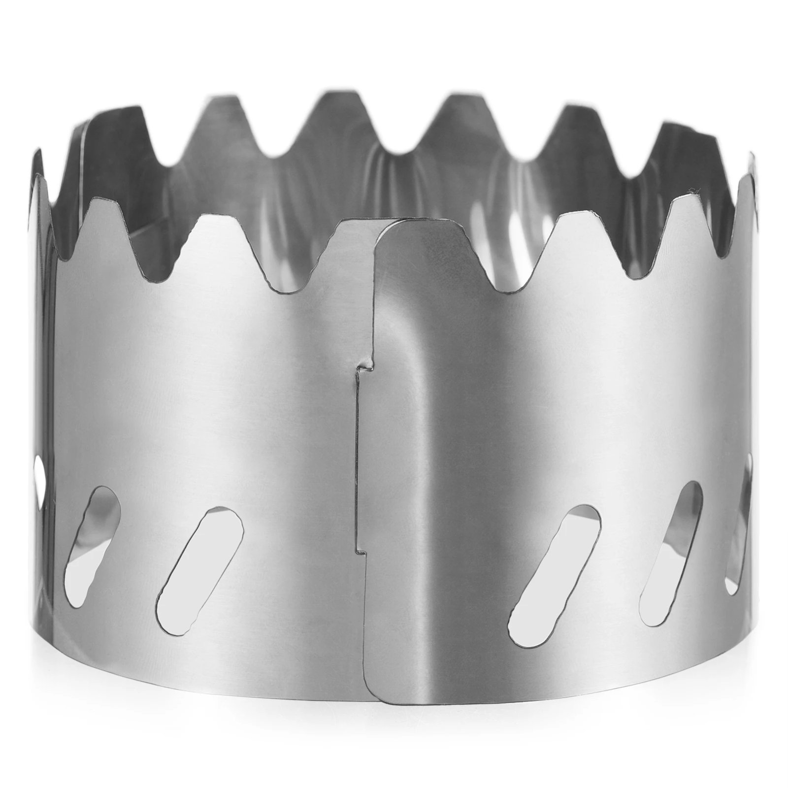 TOMSHOO Portable Mini Tourist Burner Aluminum Alloy Alcohol Burner with Lid Outdoor Camping Hiking Backpacking Cooking Stove