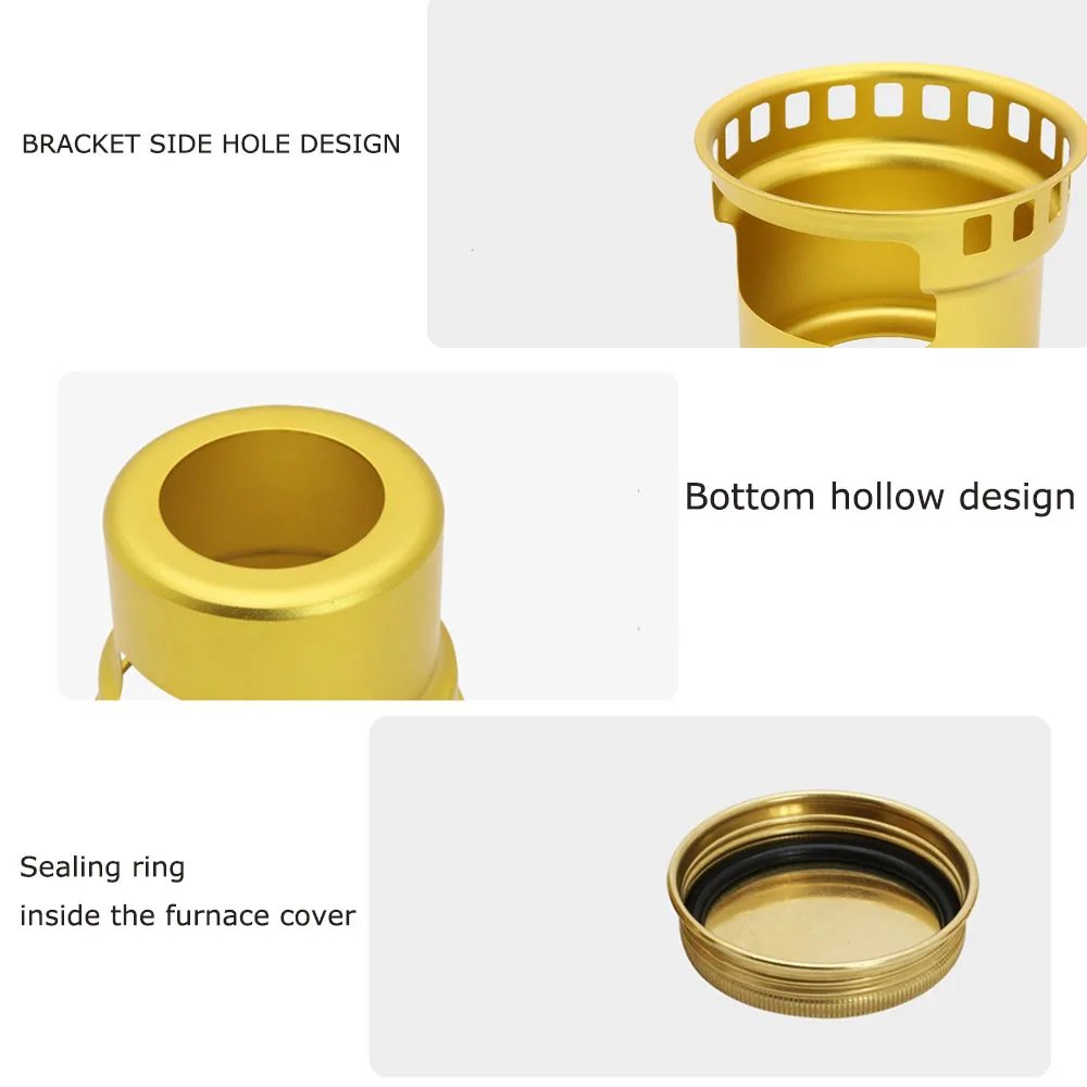 Alcohol Stove Camping Supplies Cooking Outdoor Outdoors Equipment Accessories Furnace Camp Mini Camp&nbsp;Cooking&nbsp;Supplies Hiking