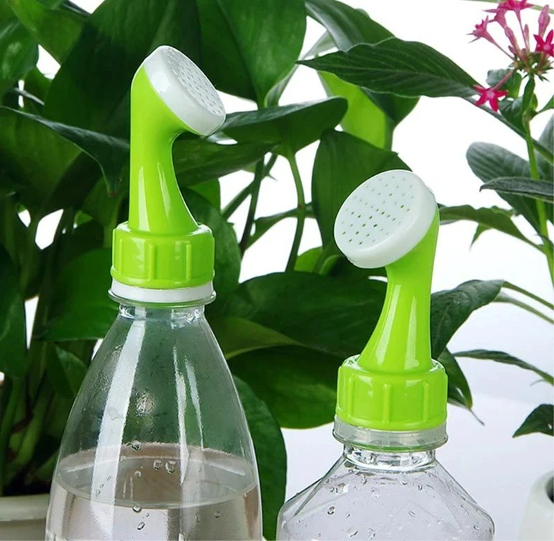 Bottle Cap Sprinkler Portable Plastic Plant Nozzles Garden Plant Watering Sprayers DIY Irrigation Head Indoor Outdoor Water Cans