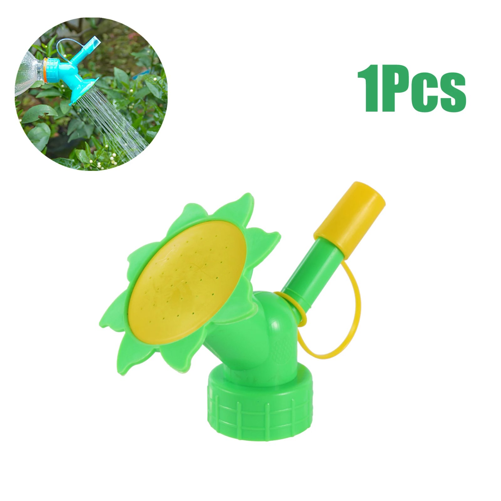 1Pc Home Garden Flower Plant Water Sprinkler For Flower Waterers Bottle Watering Cans Sprinkler 2 In 1 Plastic Sprinkler Nozzle