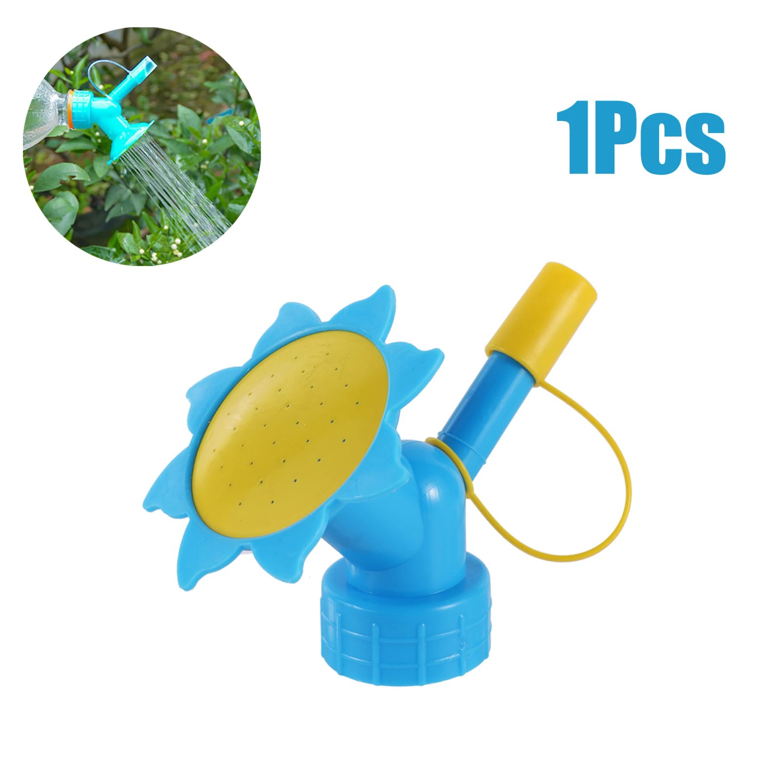 1Pc Home Garden Flower Plant Water Sprinkler For Flower Waterers Bottle Watering Cans Sprinkler 2 In 1 Plastic Sprinkler Nozzle