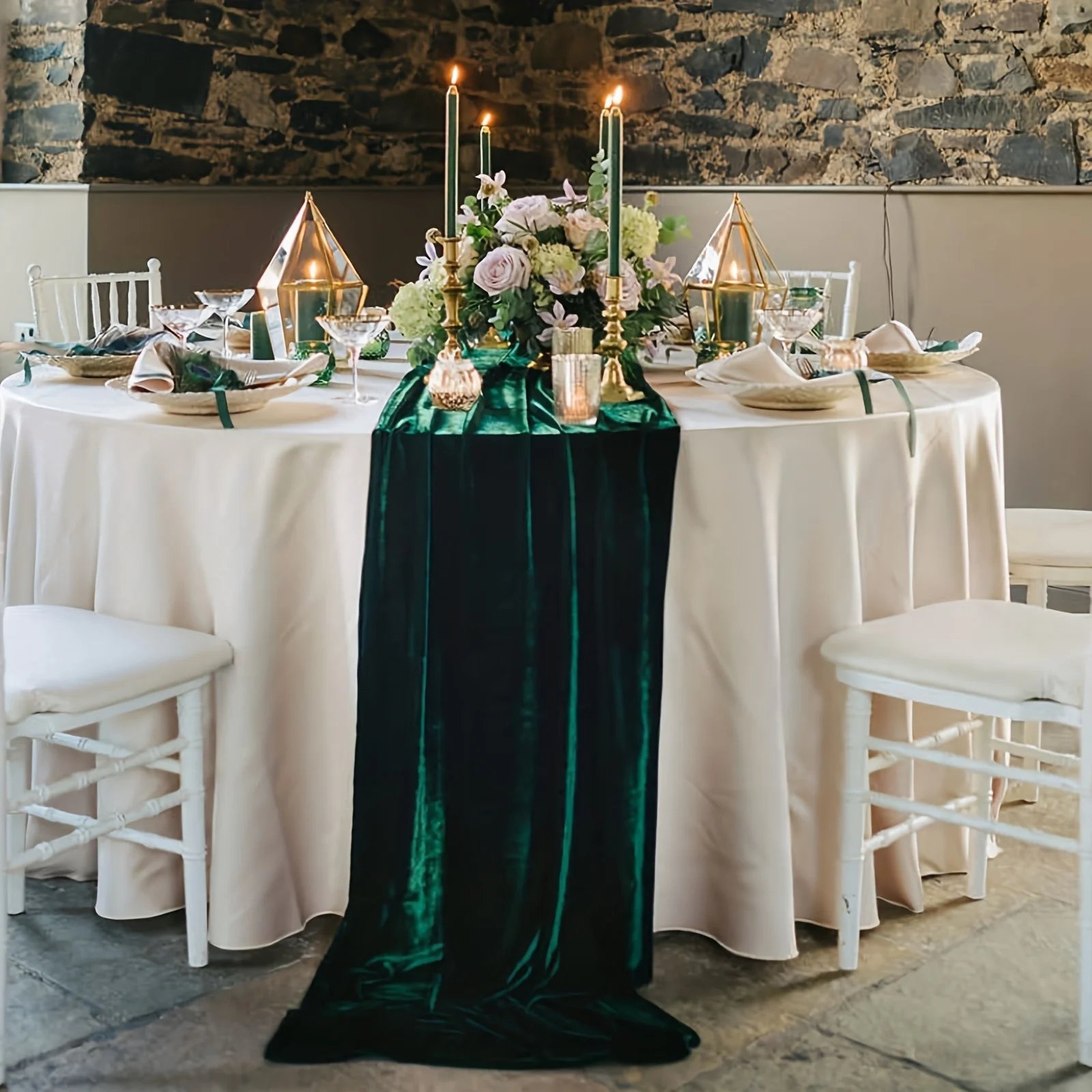 1pc Boho Style Cheesecloth Table Runner Long Gauze Sheer RomanticTable Runner For Weddings, And Scene Decor Home Decor