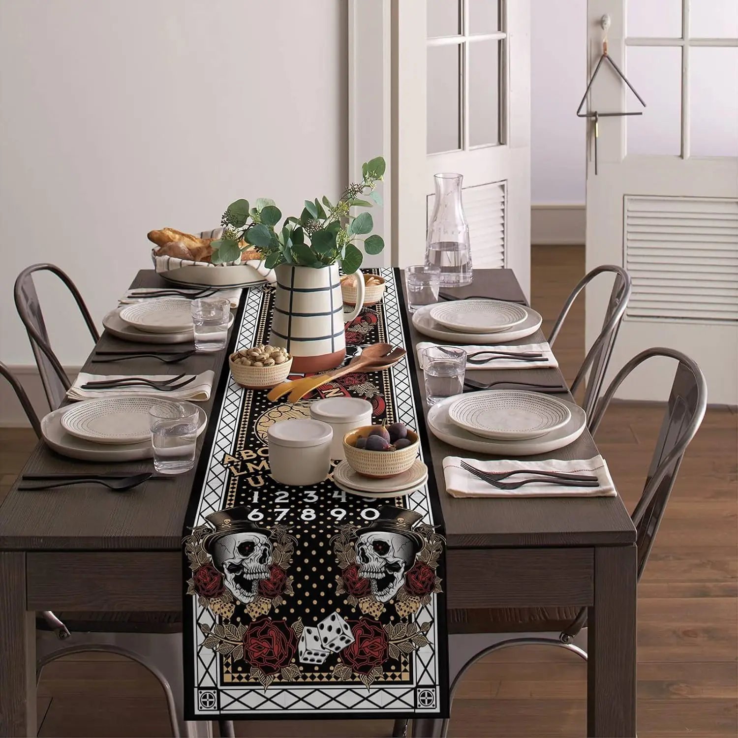 Autumn Maple Leaves Harvest Pumpkin Linen Table Runner Washable Fall Thanksgiving Table Runner Kitchen Coffee Dining Table Decor Autumn Maple Leaves Harvest Pumpkin Linen Table Runner Washable Fall Thanksgiving Table Runner Kitchen Coffee Dining Table Decor