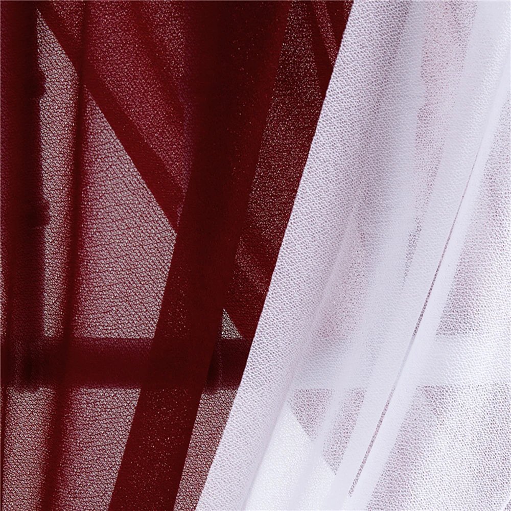 Light Pink Chiffon Chair Sashes 10 Pieces 17X250cm for Weddings Ceremony Aisle Chairs Banquet Baby Shower Birthday Parties Decor