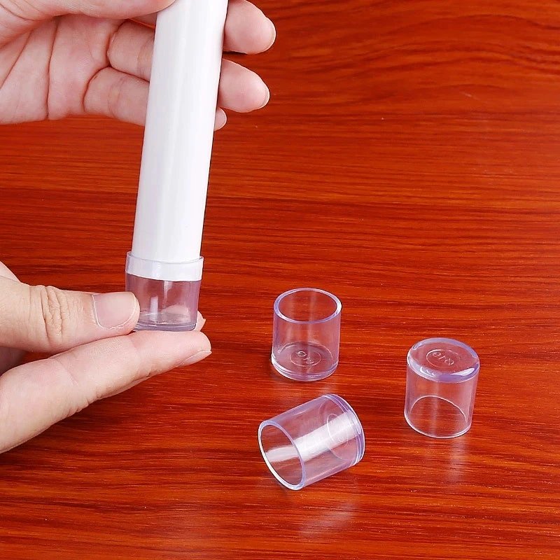 16Pcs Chair Leg Caps Rubber Feet Protector Pads Non-slip Transparent Table Covers Plugs Furniture Leveling Feet Home Decor