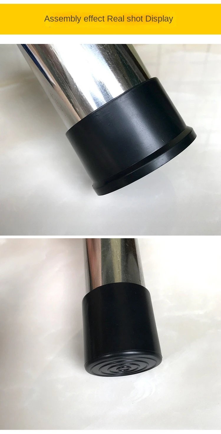 Round Rubber Chair Leg Pad 10/12/14/16/20/25mm Furniture Leg Table End Plug PVC Silent Anti-slip Floor Protection Cap Foot Cover