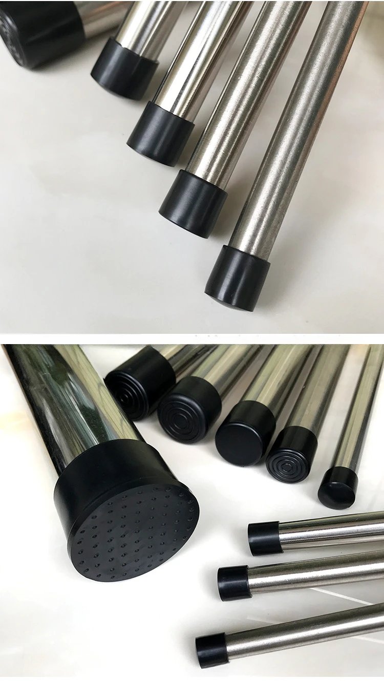 Round Rubber Chair Leg Pad 10/12/14/16/20/25mm Furniture Leg Table End Plug PVC Silent Anti-slip Floor Protection Cap Foot Cover