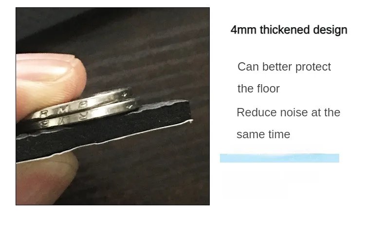 Non-slip Self Adhesive Furniture EVA Table Chair Feet Pads Round Square Sofa Chair Leg Sticky Pad Floor Protectors Mat