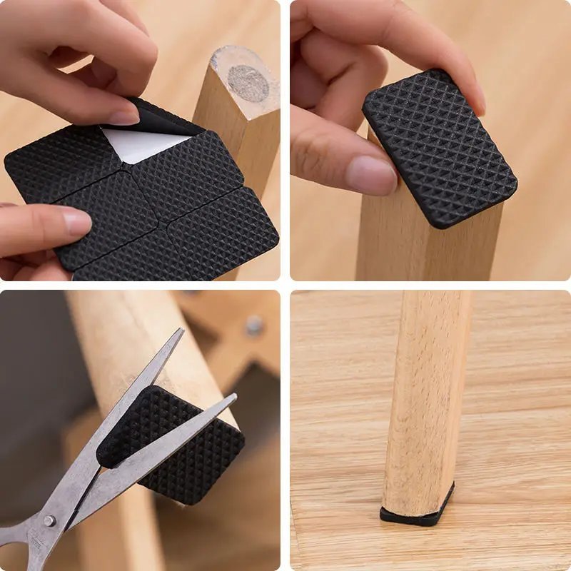 Self Adhesive Furniture Leg Feet Protector Pad Chair Leg Pad Anti-Skid Scratch DIY Resistant Furniture Feet Floor Protector Pads Self Adhesive Furniture Leg Feet Protector Pad Chair Leg Pad Anti-Skid Scratch DIY Resistant Furniture Feet Floor Protector Pads