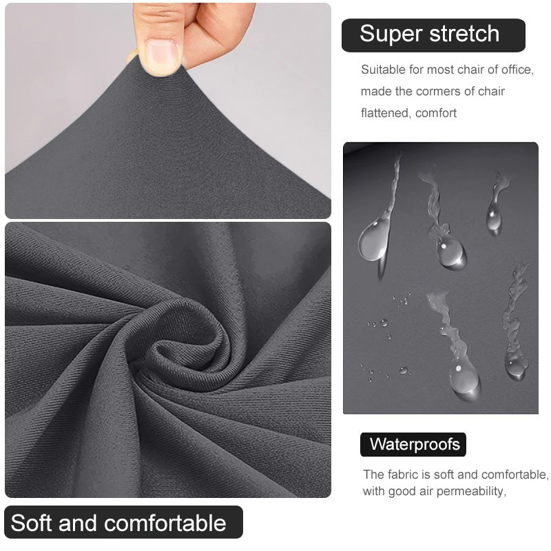 4pcs Gaming Chair Covers With Armrest Spandex Splicover Office Seat Cover For Computer Armchair Protector Cadeira Gamer