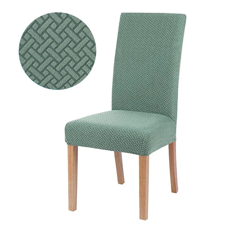 Jacquard Chair Cover for Dining Room Stretch Jacquard Dining Chair Cover Slipcover Elastic Spandex Kitchen Chair Cover Jacquard Chair Cover for Dining Room Stretch Jacquard Dining Chair Cover Slipcover Elastic Spandex Kitchen Chair Cover