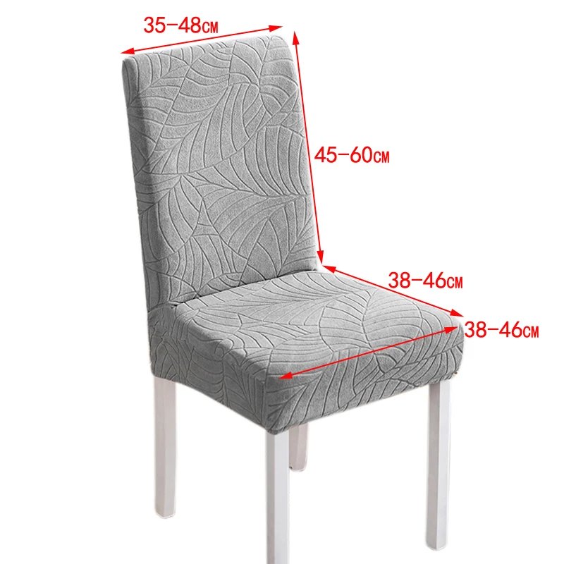Jacquard Chair Cover for Dining Room Stretch Jacquard Dining Chair Cover Slipcover Elastic Spandex Kitchen Chair Cover Jacquard Chair Cover for Dining Room Stretch Jacquard Dining Chair Cover Slipcover Elastic Spandex Kitchen Chair Cover