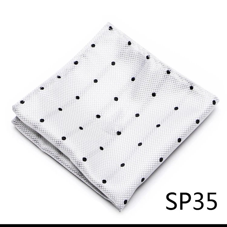 High Grade Brand Silk Kerchief Man Dark Blue Striped April Fool's Day Fit Formal Party Pocket Square Handkerchiefs Suit Hanky