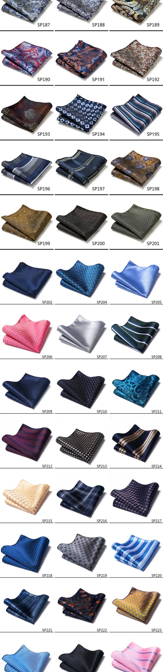 High Grade 2023 New Style Hot sale Handkerchief Black Suit Accessories Solid Men Abraham Lincoln's birthday