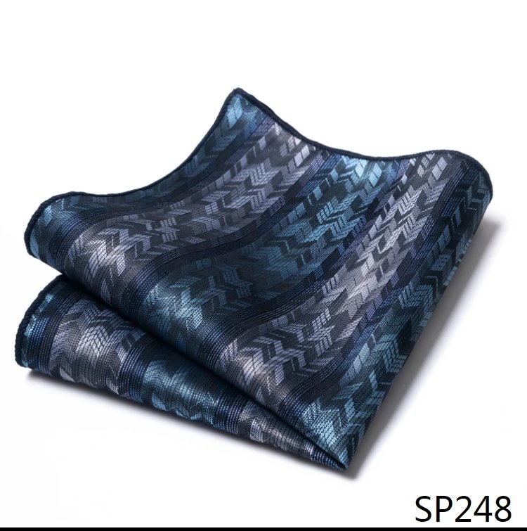 High Grade 2023 New Style Hot sale Handkerchief Black Suit Accessories Solid Men Abraham Lincoln's birthday