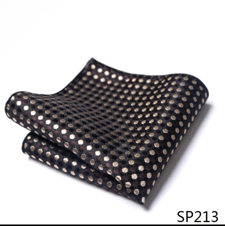 High Grade 2023 New Style Hot sale Handkerchief Black Suit Accessories Solid Men Abraham Lincoln's birthday