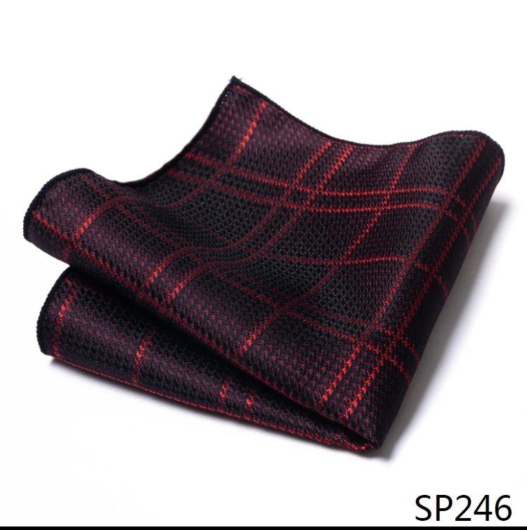 High Grade 2023 New Style Hot sale Handkerchief Black Suit Accessories Solid Men Abraham Lincoln's birthday