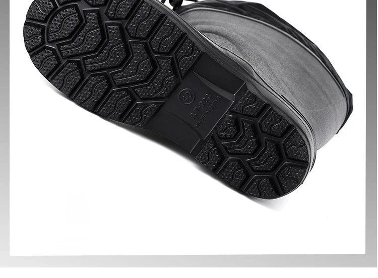 2024 New Men Rain Boots High Quality EVA Non-slip Rain Boots Platform Men Snow Boots Winter Warm Waterproof Shoes Men Work Shoes