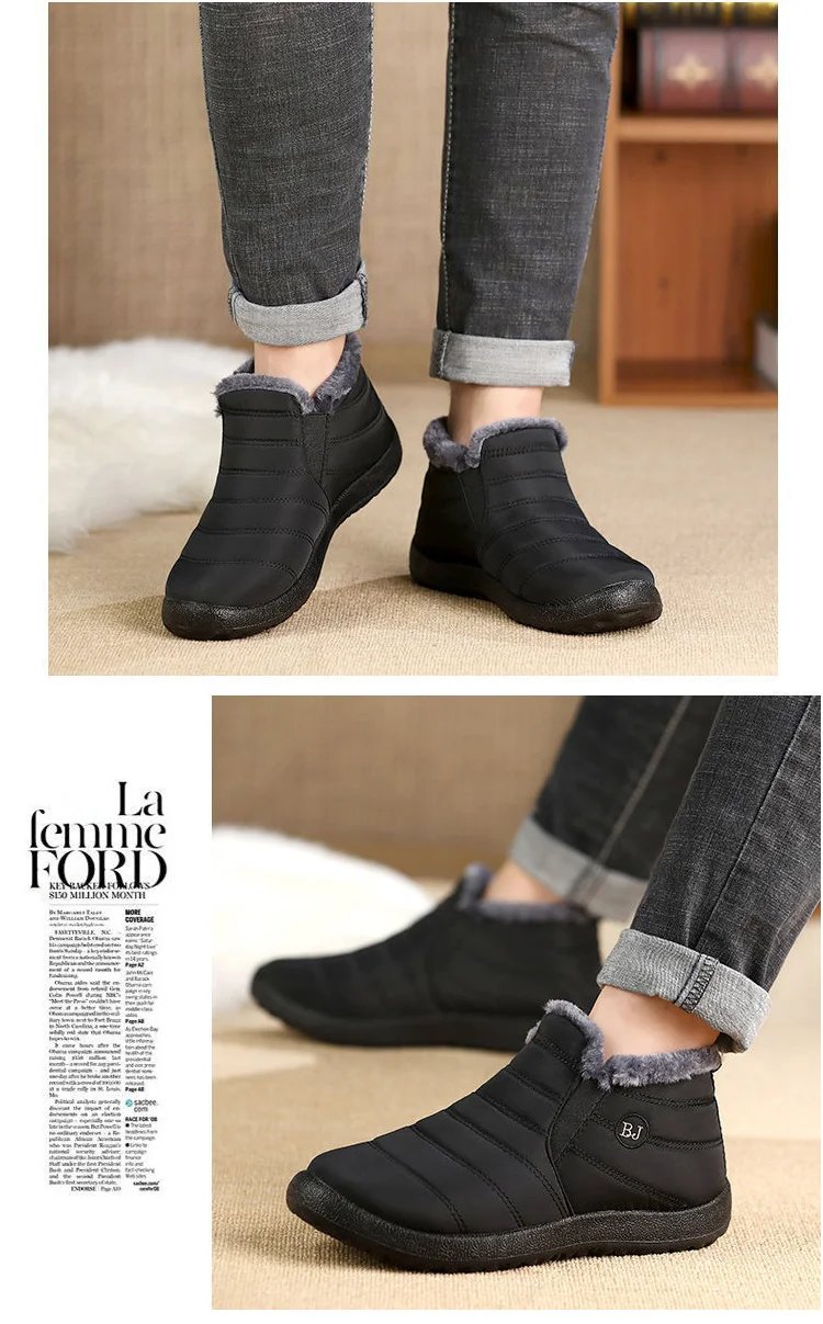 Boots Men Snow Outdoor Mens Fur Shoes Men's Winter Boots Hiking Ankle Boots Waterproof Men Shoes Work Shoes Footwear Boots Men Snow Outdoor Mens Fur Shoes Men's Winter Boots Hiking Ankle Boots Waterproof Men Shoes Work Shoes Footwear