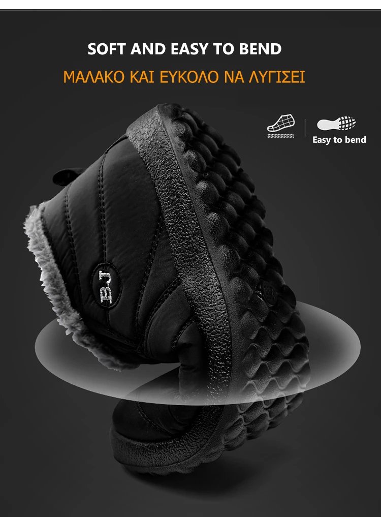 Boots Men Snow Outdoor Mens Fur Shoes Men's Winter Boots Hiking Ankle Boots Waterproof Men Shoes Work Shoes Footwear Boots Men Snow Outdoor Mens Fur Shoes Men's Winter Boots Hiking Ankle Boots Waterproof Men Shoes Work Shoes Footwear